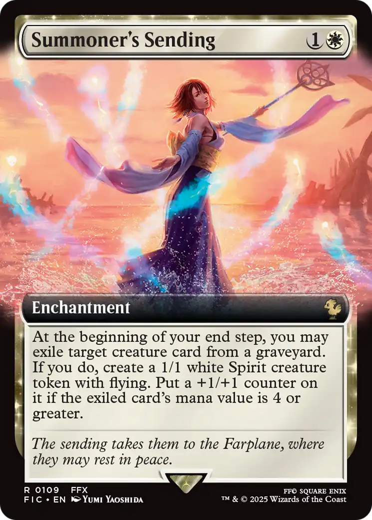 Summoner's Sending (Extended Art) [FINAL FANTASY Commander] | Eastridge Sports Cards & Games