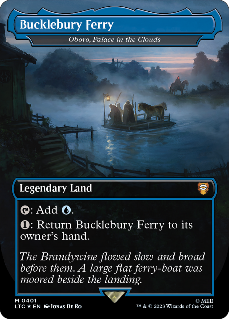 Bucklebury Ferry - Oboro, Palace in the Clouds (Surge Foil Realms and Relics) [The Lord of the Rings: Tales of Middle-Earth Commander] | Eastridge Sports Cards & Games