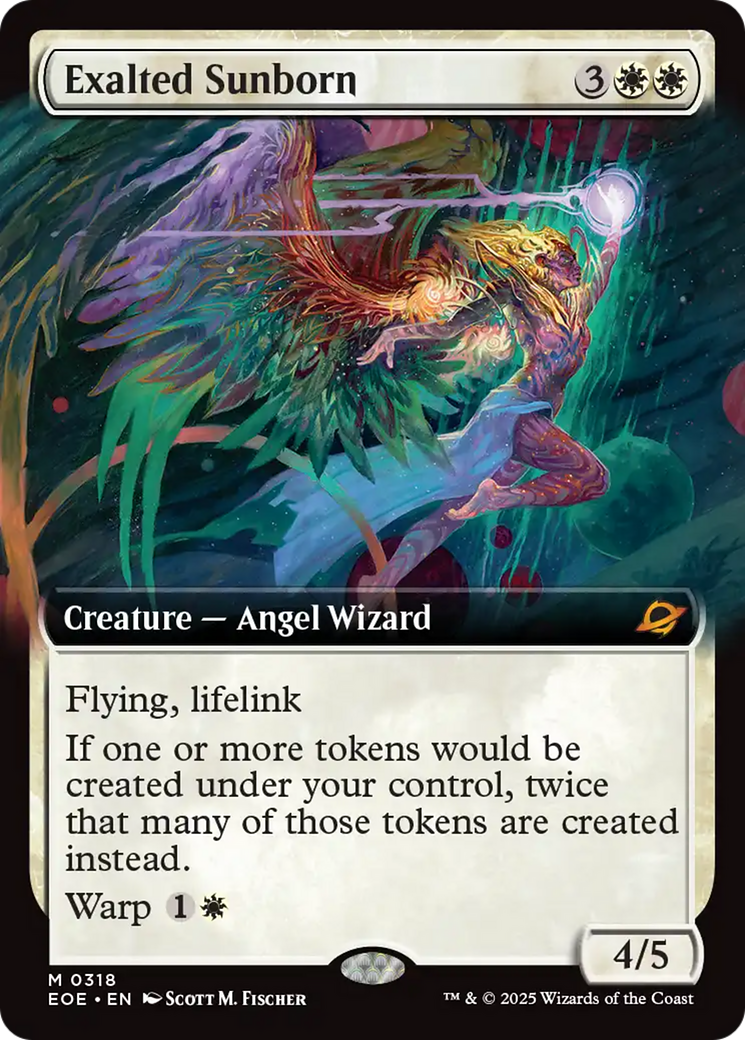 Exalted Sunborn (Extended Art) [Edge of Eternities] | Eastridge Sports Cards & Games