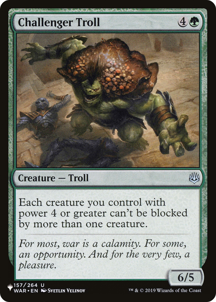 Challenger Troll [The List Reprints] | Eastridge Sports Cards & Games