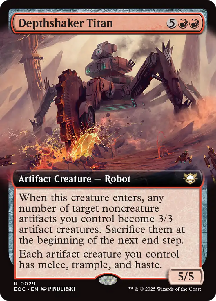 Depthshaker Titan (Extended Art) [Edge of Eternities Commander] | Eastridge Sports Cards & Games
