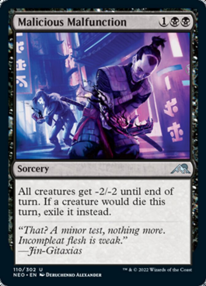 Malicious Malfunction [Kamigawa: Neon Dynasty] | Eastridge Sports Cards & Games