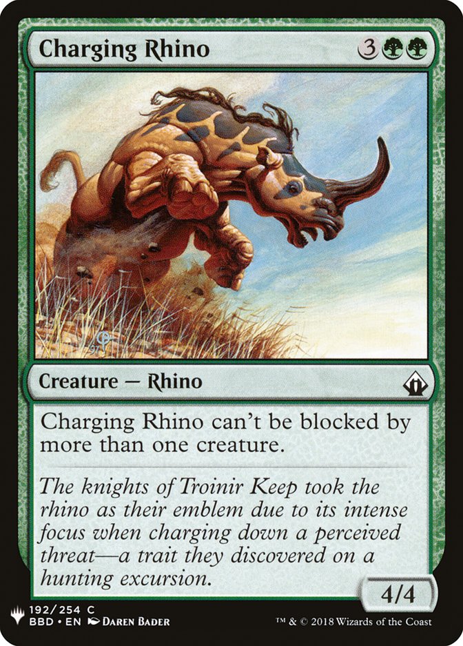 Charging Rhino [Mystery Booster] | Eastridge Sports Cards & Games