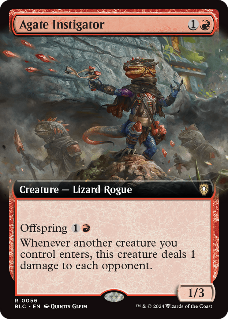 Agate Instigator (Extended Art) [Bloomburrow Commander] | Eastridge Sports Cards & Games