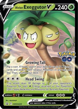 Alolan Exeggutor V (SWSH225) [Sword & Shield: Black Star Promos] | Eastridge Sports Cards & Games