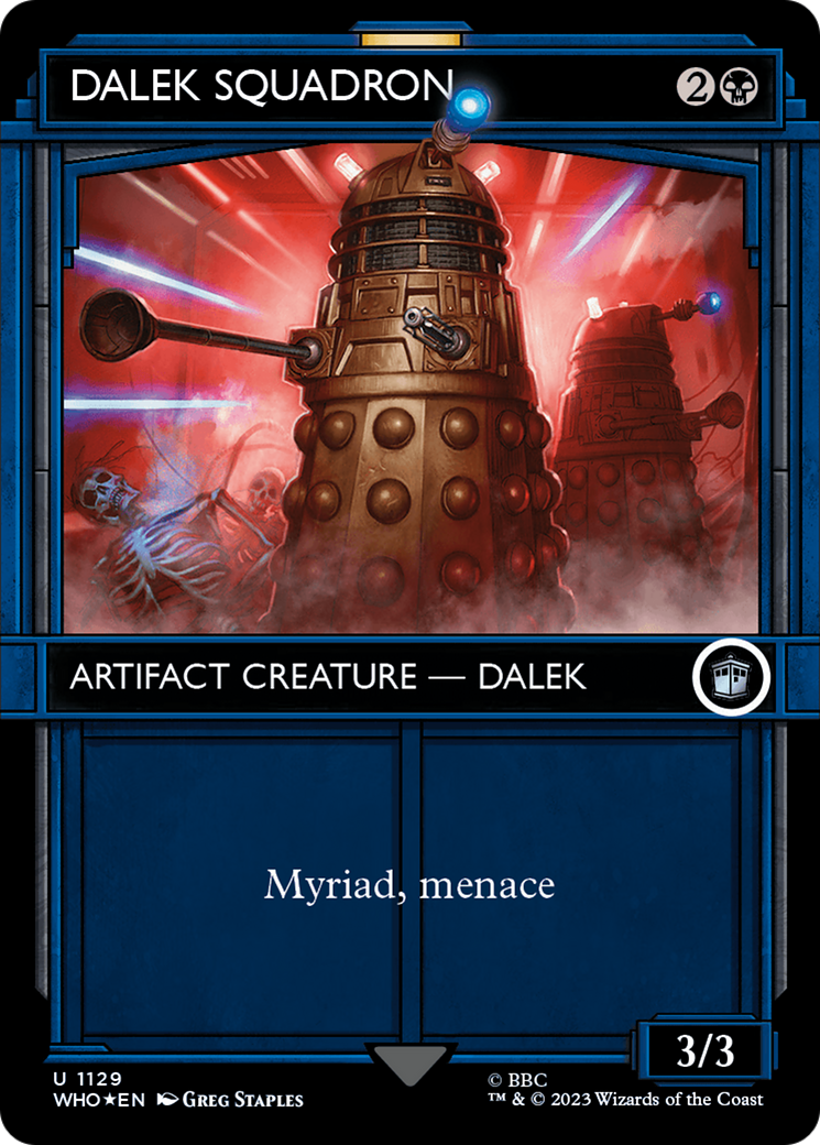 Dalek Squadron (Showcase) (Surge Foil) [Doctor Who] | Eastridge Sports Cards & Games