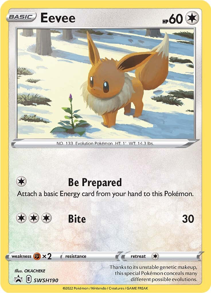 Eevee (SWSH190) [Sword & Shield: Black Star Promos] | Eastridge Sports Cards & Games