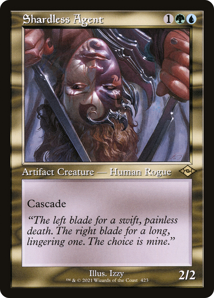 Shardless Agent (Retro Frame) (MH2-423) - Modern Horizons 2 Foil