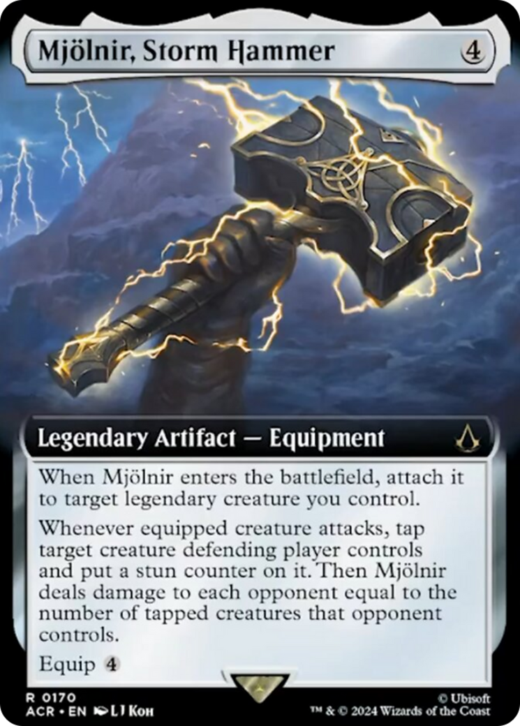 Mjolnir, Storm Hammer (Extended Art) [Assassin's Creed] | Eastridge Sports Cards & Games