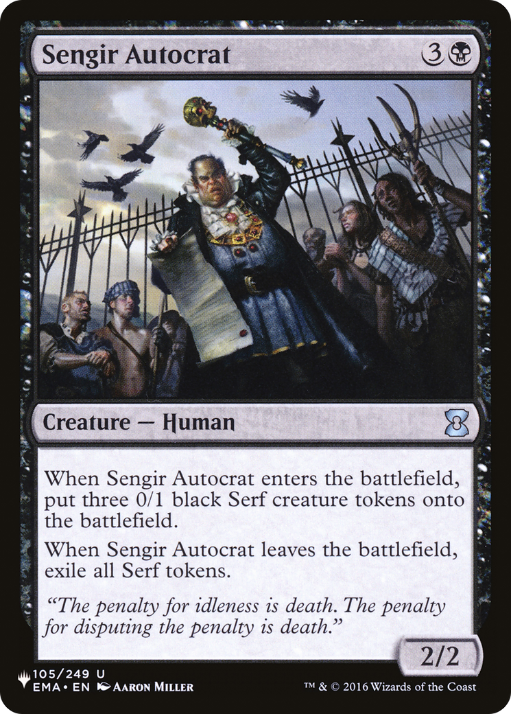 Sengir Autocrat [The List] | Eastridge Sports Cards & Games