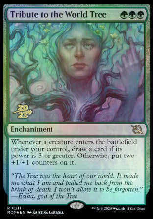 Tribute to the World Tree [March of the Machine Prerelease Promos] | Eastridge Sports Cards & Games