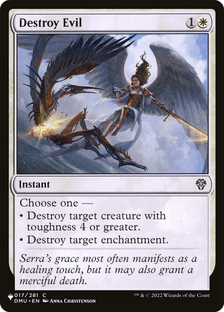 Destroy Evil [The List] | Eastridge Sports Cards & Games