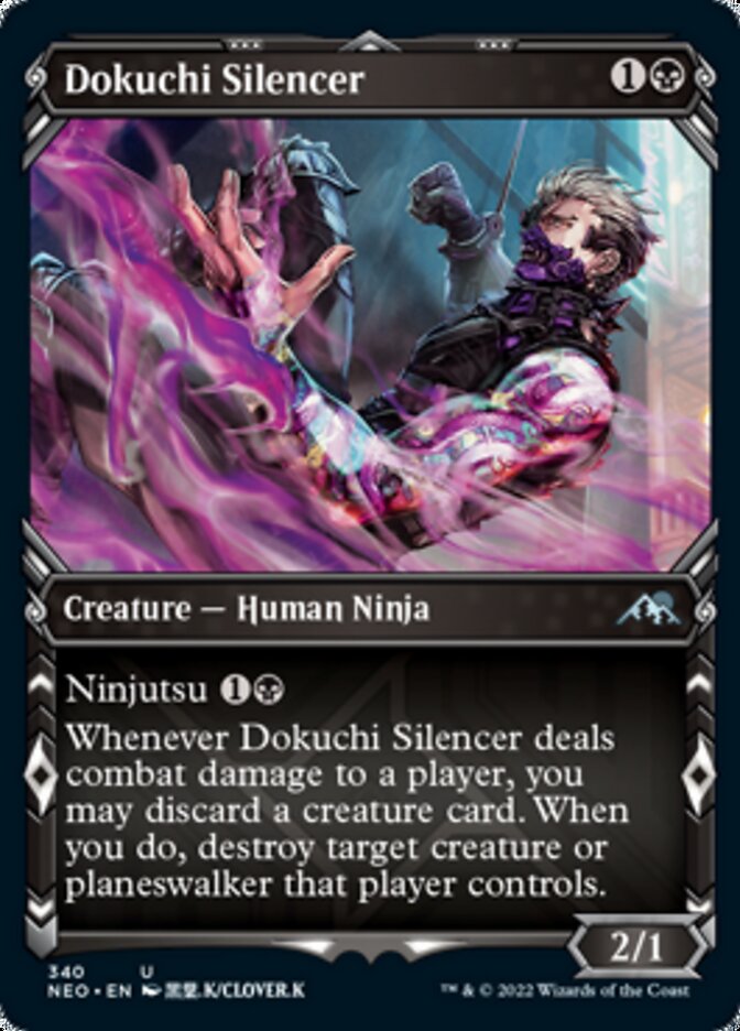 Dokuchi Silencer (Showcase Ninja) [Kamigawa: Neon Dynasty] | Eastridge Sports Cards & Games