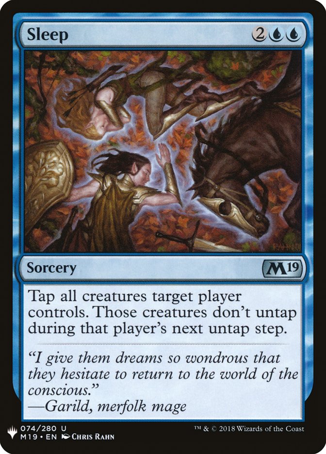 Sleep [Mystery Booster] | Eastridge Sports Cards & Games