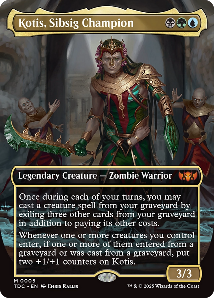 Kotis, Sibsig Champion (Borderless) [Tarkir: Dragonstorm Commander] | Eastridge Sports Cards & Games