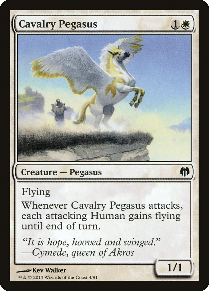 Cavalry Pegasus [Duel Decks: Heroes vs. Monsters] | Eastridge Sports Cards & Games