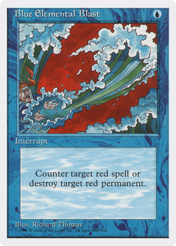 Blue Elemental Blast [Media Promos] | Eastridge Sports Cards & Games