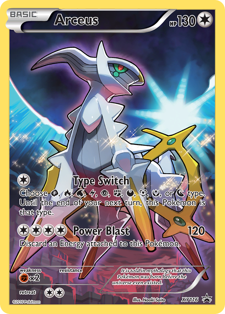 Arceus (XY116) [XY: Black Star Promos] | Eastridge Sports Cards & Games