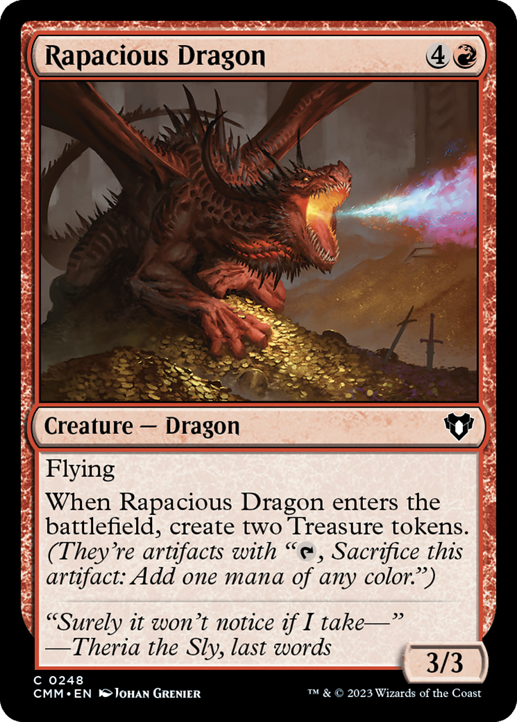 Rapacious Dragon [Commander Masters] | Eastridge Sports Cards & Games