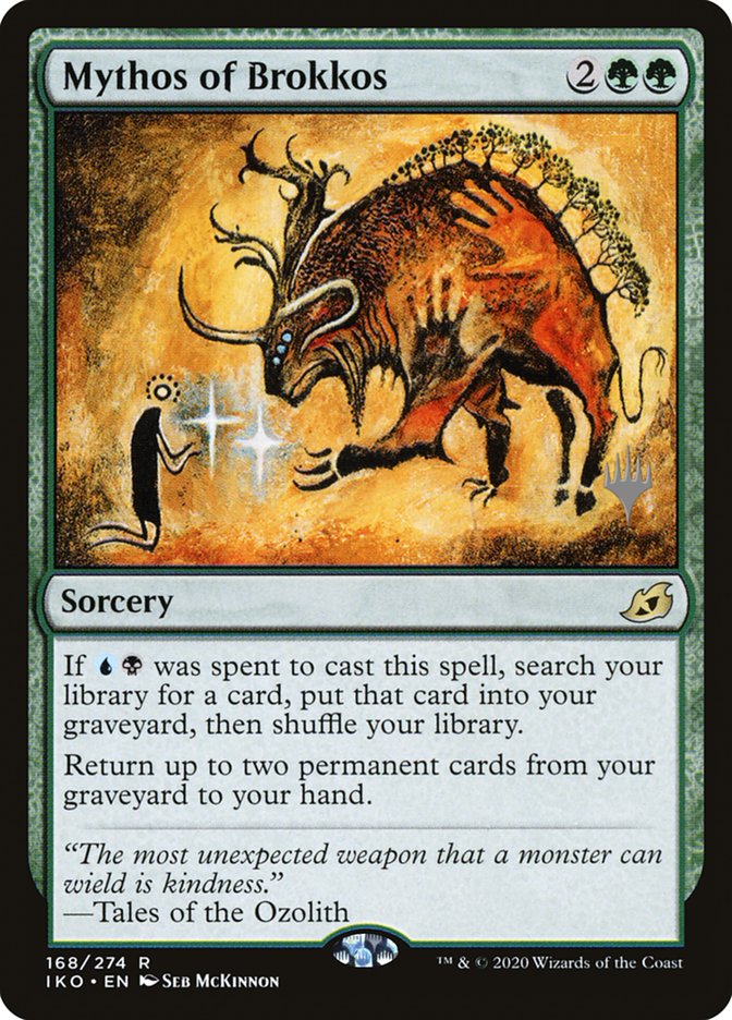 Mythos of Brokkos (Promo Pack) [Ikoria: Lair of Behemoths Promos] | Eastridge Sports Cards & Games