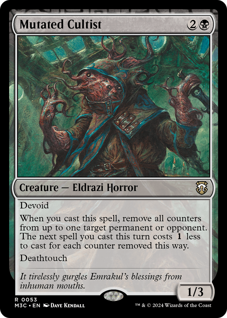 Mutated Cultist [Modern Horizons 3 Commander] | Eastridge Sports Cards & Games