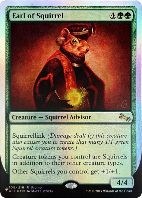 Earl of Squirrel (Unfinity Foil Edition) [The List] | Eastridge Sports Cards & Games