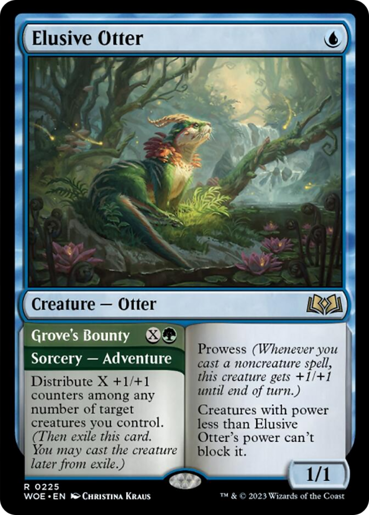 Elusive Otter // Grove's Bounty [Wilds of Eldraine] | Eastridge Sports Cards & Games