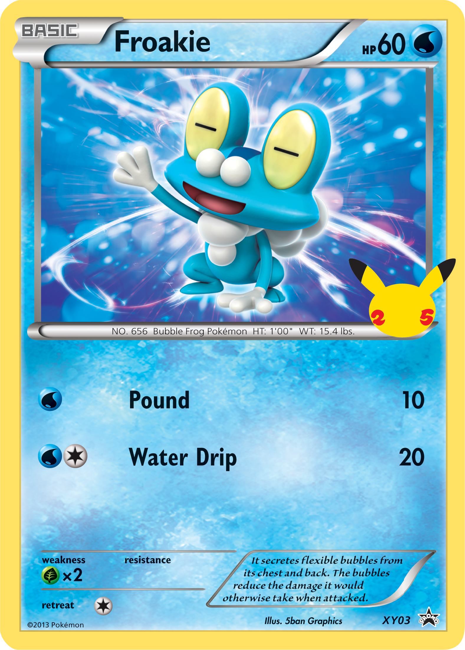 Froakie (XY03) (Jumbo Card) [First Partner Pack] | Eastridge Sports Cards & Games