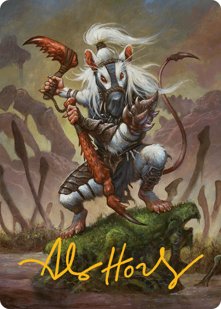 Ink-Eyes, Servant of Oni Art Card (Gold-Stamped Signature) [Bloomburrow Art Series] | Eastridge Sports Cards & Games