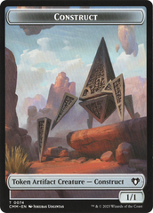 Thopter // Construct (0074) Double-Sided Token [Commander Masters Tokens] | Eastridge Sports Cards & Games