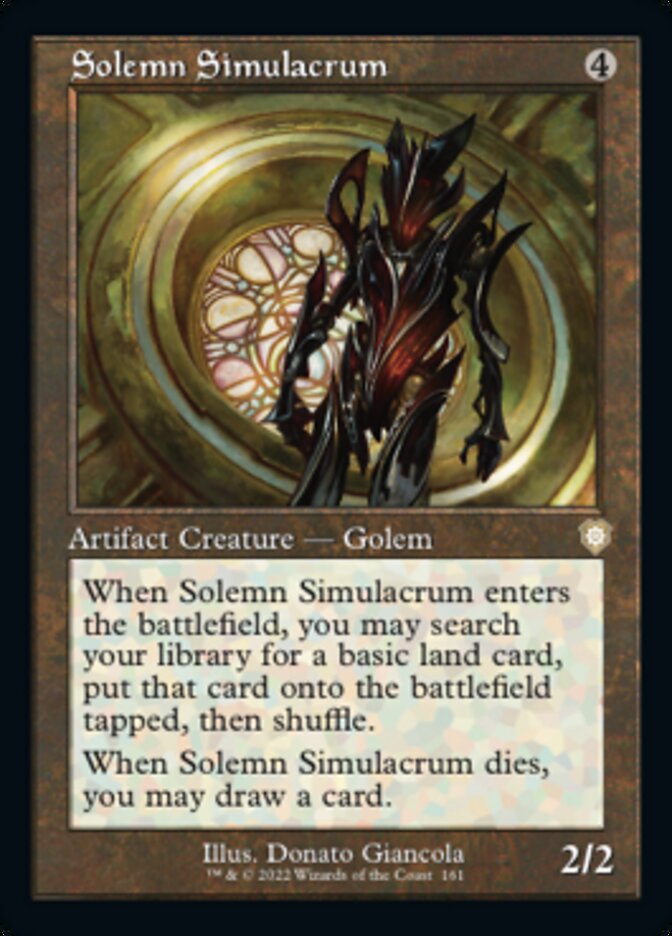 Solemn Simulacrum (Retro) [The Brothers' War Commander] | Eastridge Sports Cards & Games