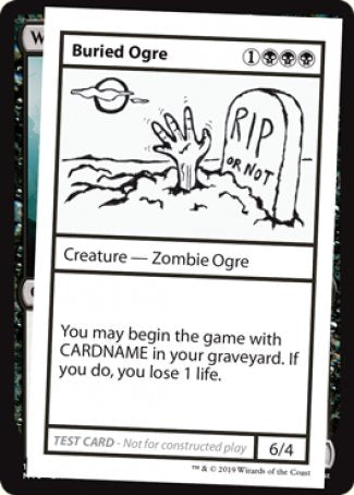 Buried Ogre (2021 Edition) [Mystery Booster Playtest Cards] | Eastridge Sports Cards & Games