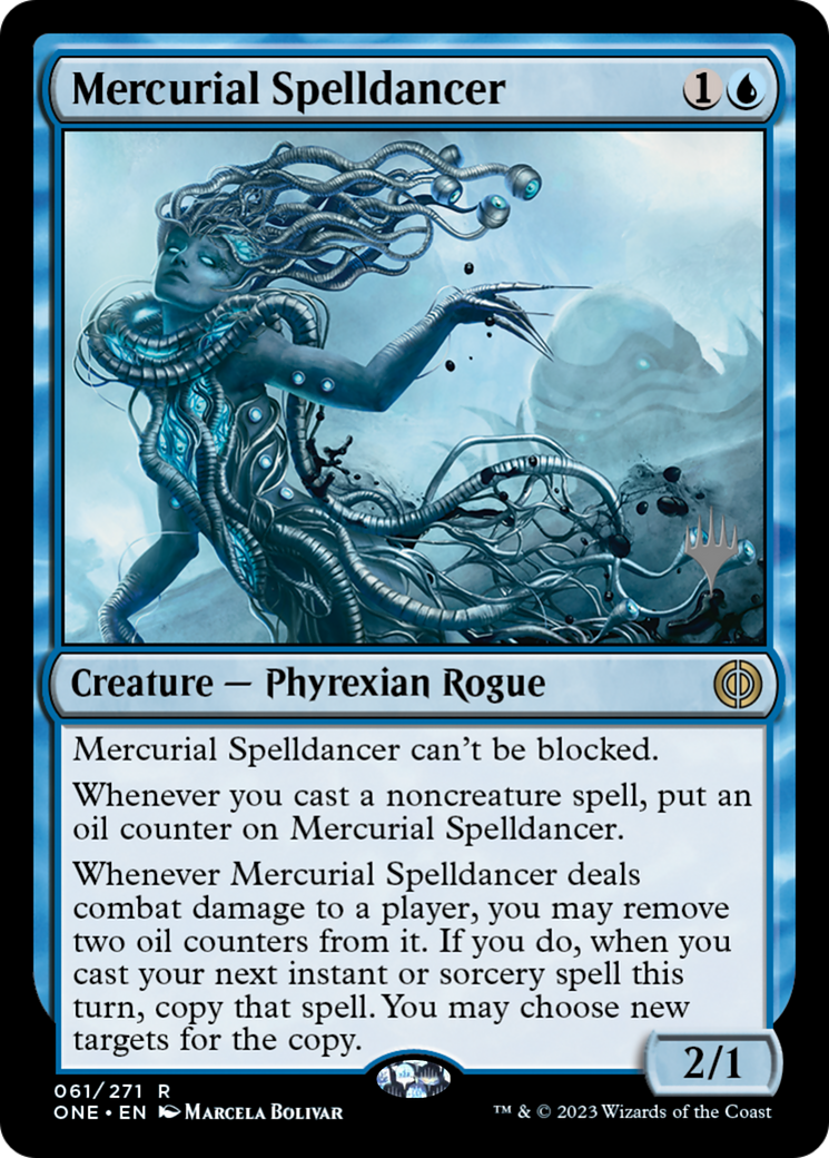 Mercurial Spelldancer (Promo Pack) [Phyrexia: All Will Be One Promos] | Eastridge Sports Cards & Games