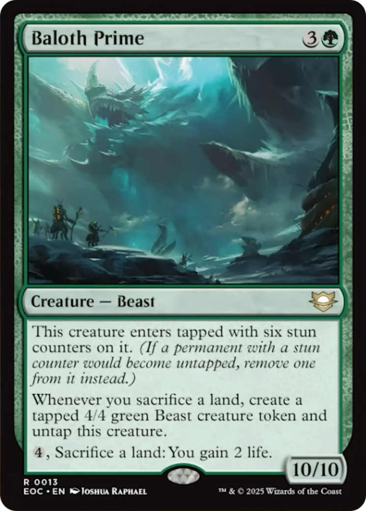 Baloth Prime [Edge of Eternities Commander] | Eastridge Sports Cards & Games