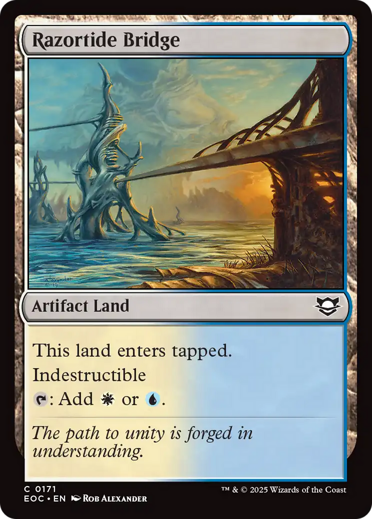 Razortide Bridge [Edge of Eternities Commander] | Eastridge Sports Cards & Games