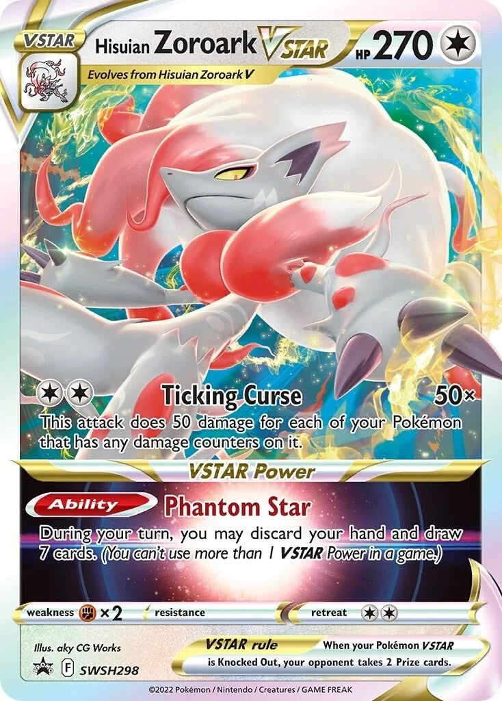 Hisuian Zoroark VSTAR (SWSH298) (Jumbo Card) [Sword & Shield: Lost Origin] | Eastridge Sports Cards & Games