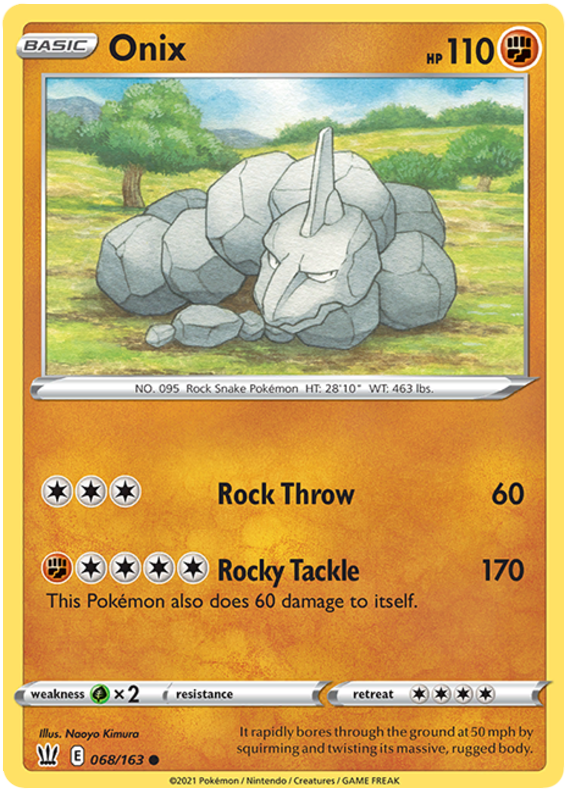 Onix (068/163) [Sword & Shield: Battle Styles] | Eastridge Sports Cards & Games