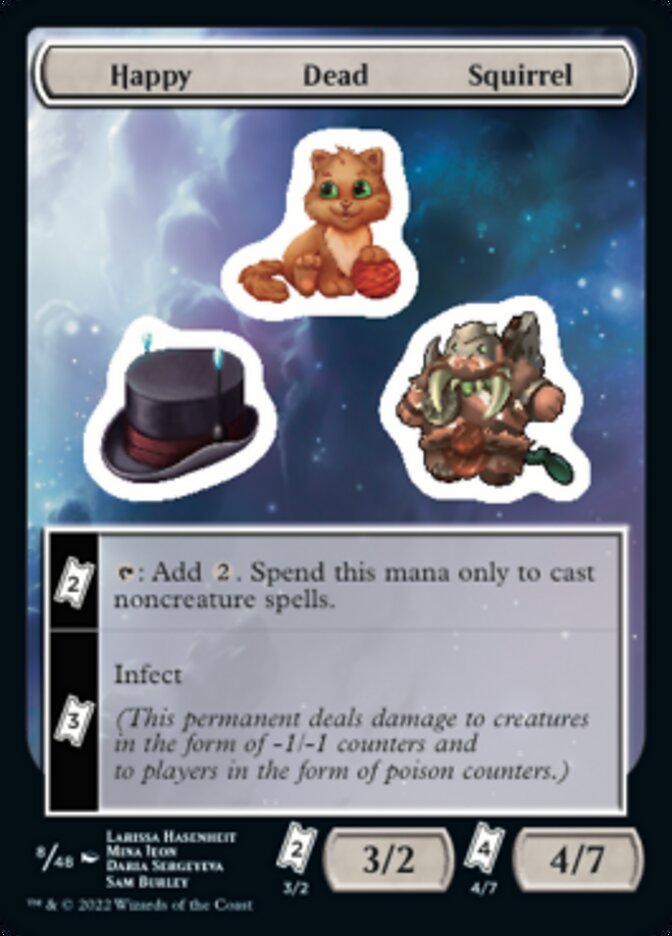 Happy Dead Squirrel [Unfinity Stickers] | Eastridge Sports Cards & Games