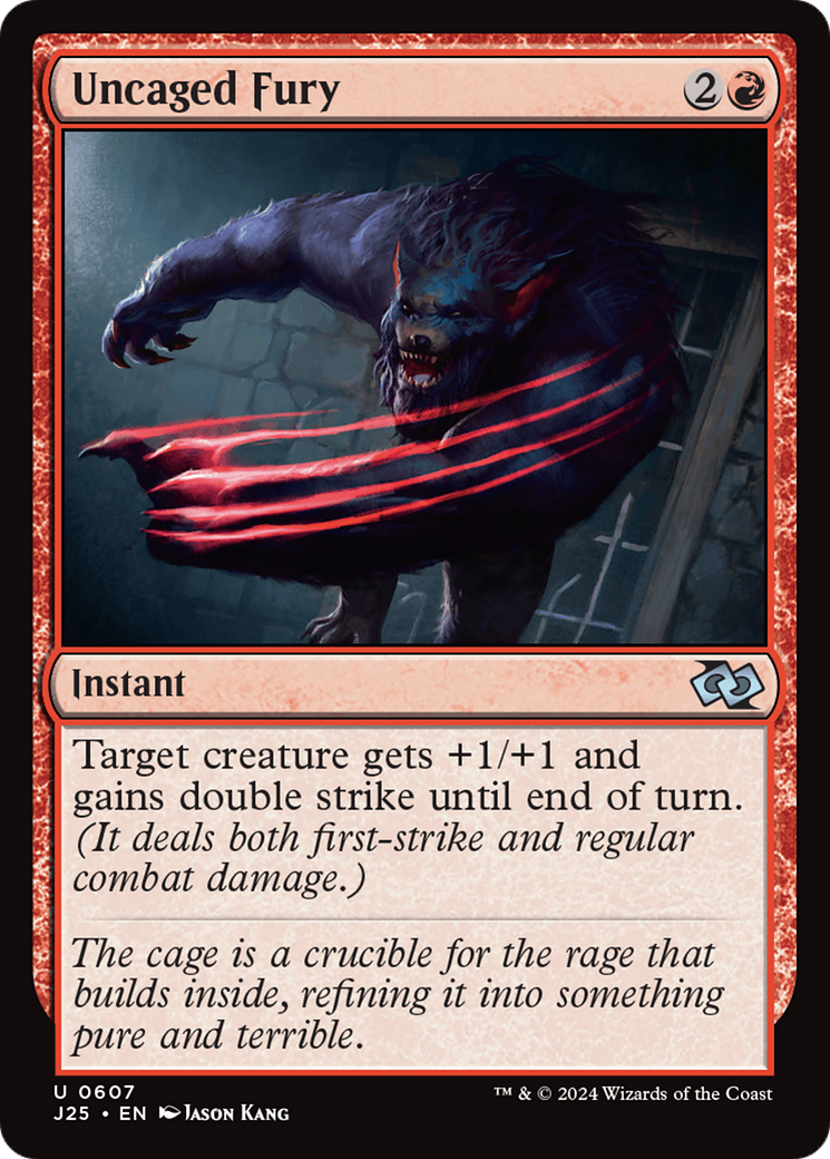 Uncaged Fury [Foundations Jumpstart] | Eastridge Sports Cards & Games