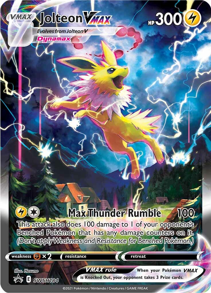 Jolteon VMAX (SWSH184) [Sword & Shield: Black Star Promos] | Eastridge Sports Cards & Games