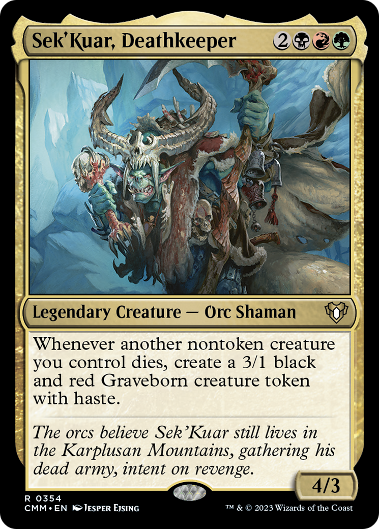 Sek'Kuar, Deathkeeper [Commander Masters] | Eastridge Sports Cards & Games