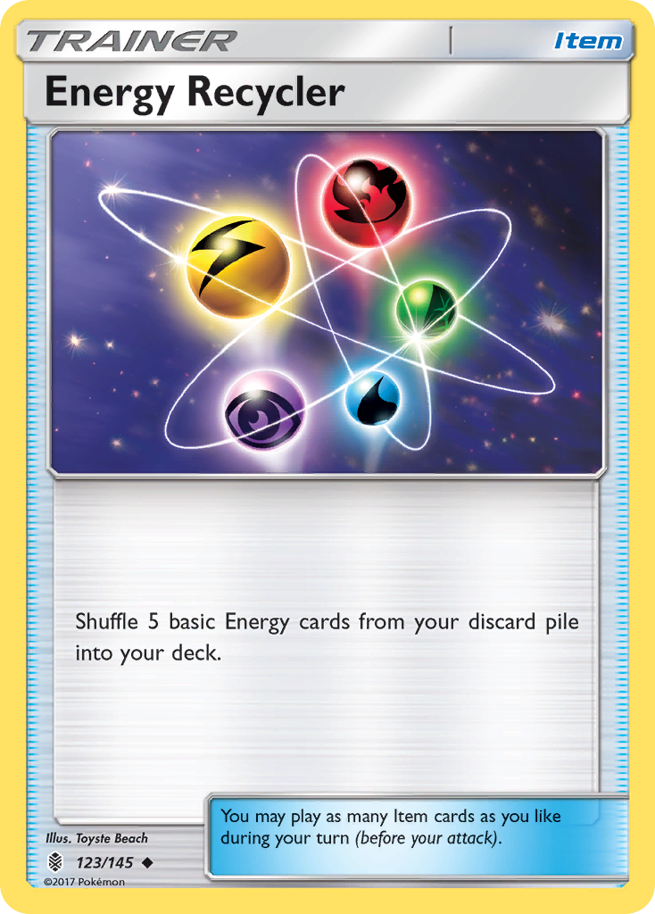 Energy Recycler (123/145) [Sun & Moon: Guardians Rising] | Eastridge Sports Cards & Games