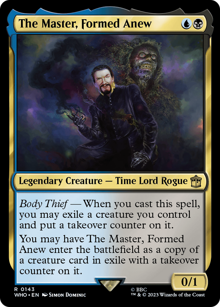 The Master, Formed Anew [Doctor Who] | Eastridge Sports Cards & Games