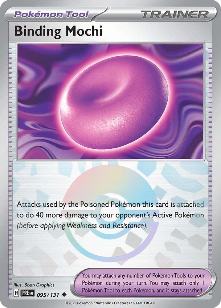 Binding Mochi (095/131) (Poke Ball Pattern) [Scarlet & Violet: Prismatic Evolutions] | Eastridge Sports Cards & Games