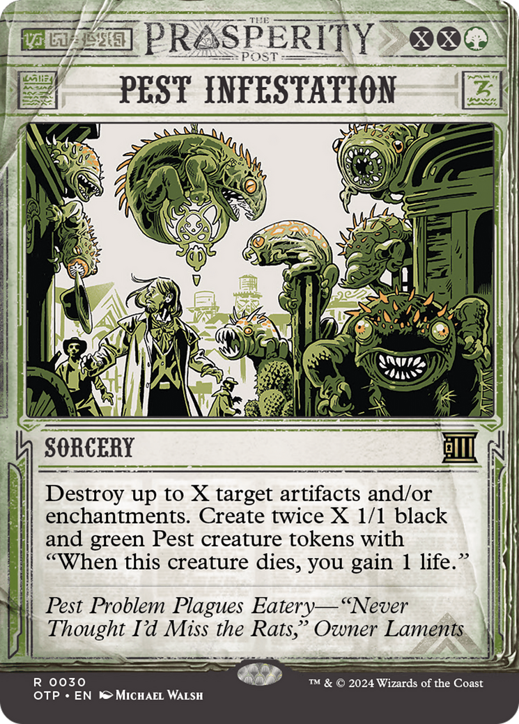Pest Infestation [Outlaws of Thunder Junction: Breaking News] | Eastridge Sports Cards & Games