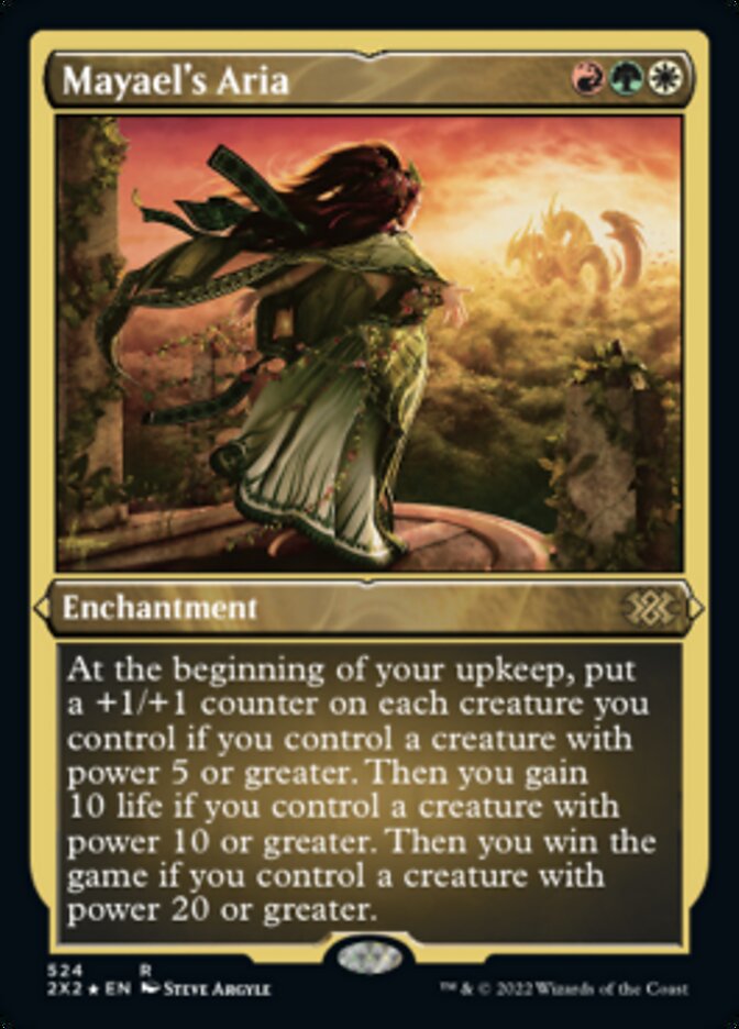 Mayael's Aria (Foil Etched) [Double Masters 2022] | Eastridge Sports Cards & Games