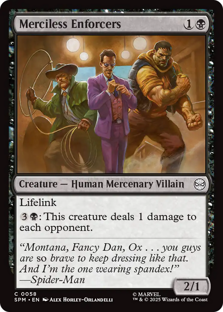 Merciless Enforcers [Marvel's Spider-Man] | Eastridge Sports Cards & Games