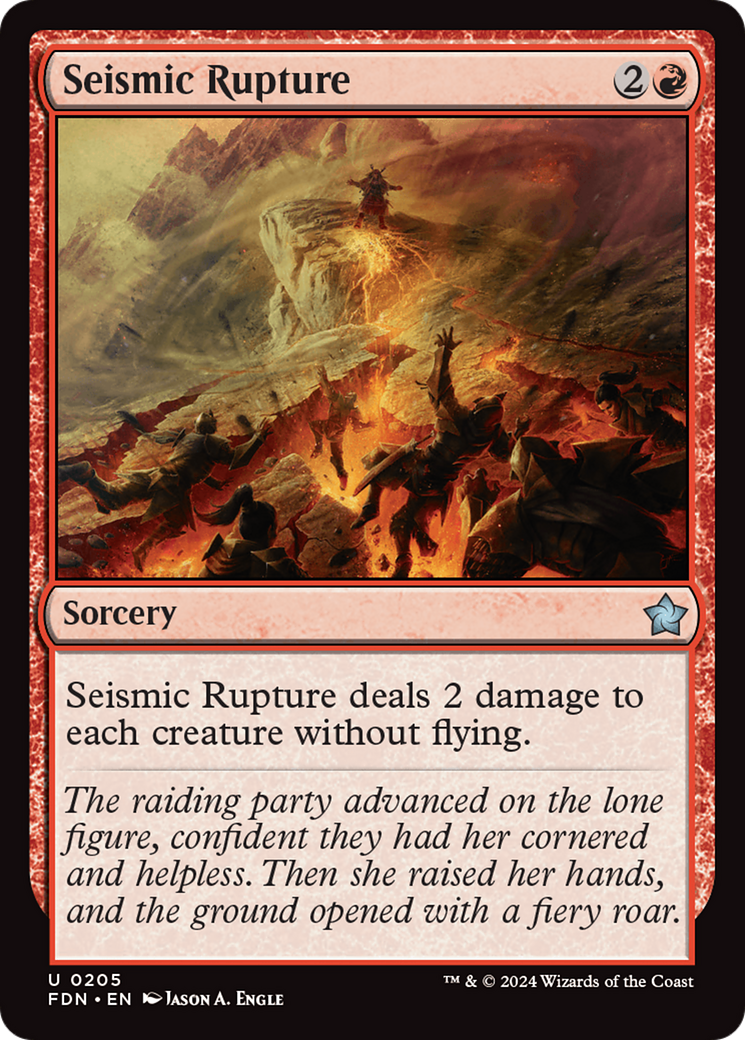 Seismic Rupture [Foundations] | Eastridge Sports Cards & Games