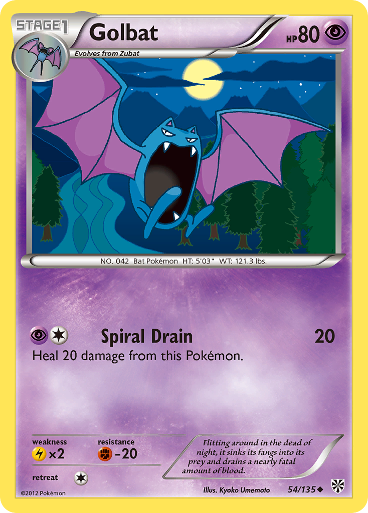 Golbat (54/135) [Black & White: Plasma Storm] | Eastridge Sports Cards & Games