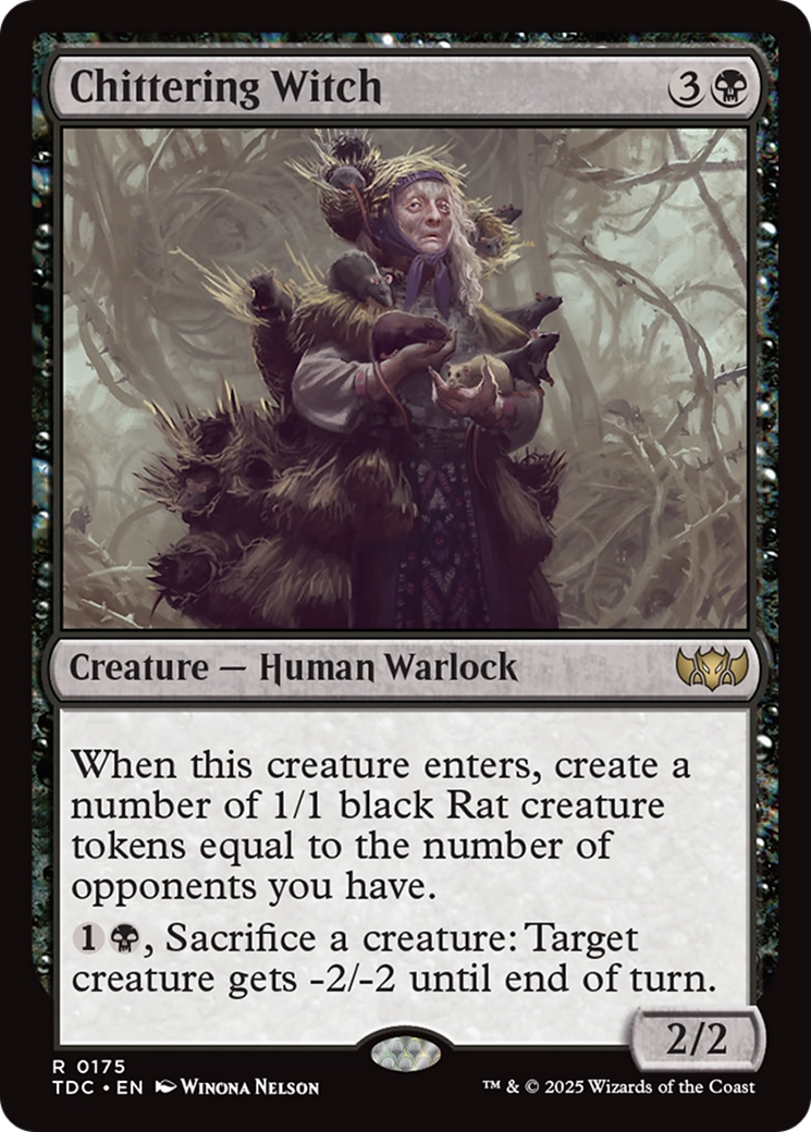 Chittering Witch [Tarkir: Dragonstorm Commander] | Eastridge Sports Cards & Games